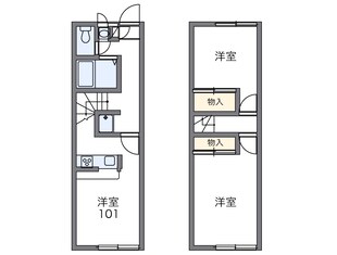 レオパレス砂田の物件間取画像